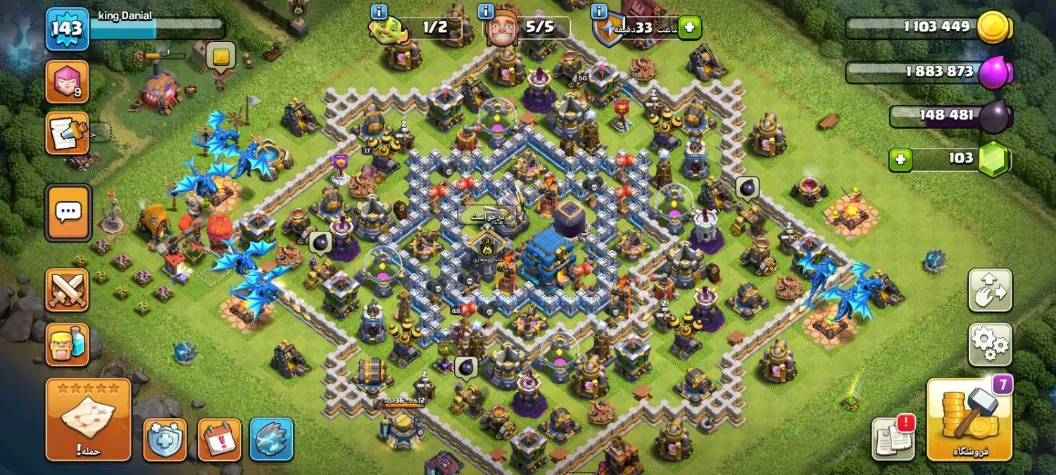 اکانت کلش|کنسول، بازی ویدئویی و آنلاین|اسلام‌شهر, شهرک سعیدیه|دیوار