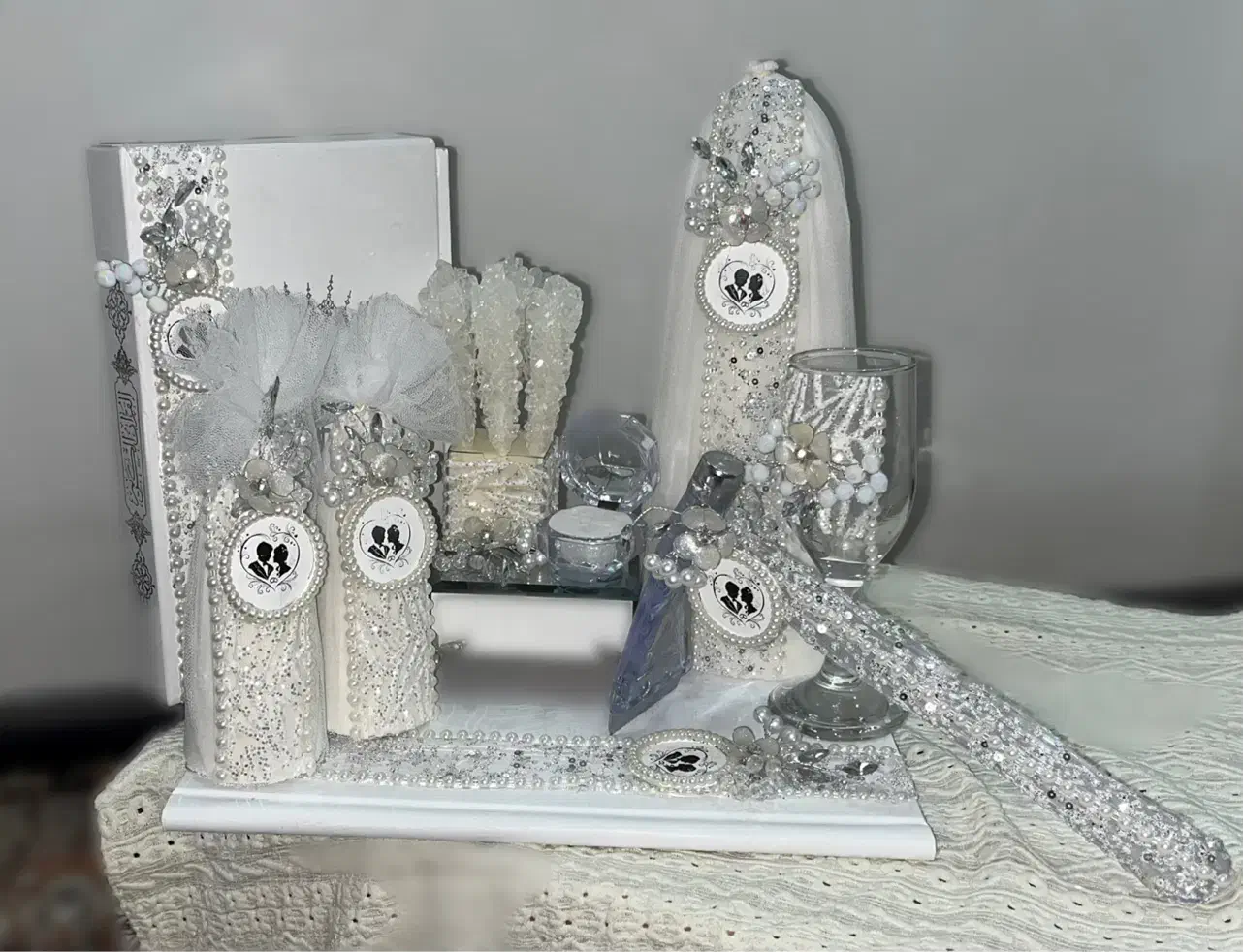 ست عقد و بله برون|صنایع دستی و سایر لوازم تزئینی|تهران, تولید دارو|دیوار