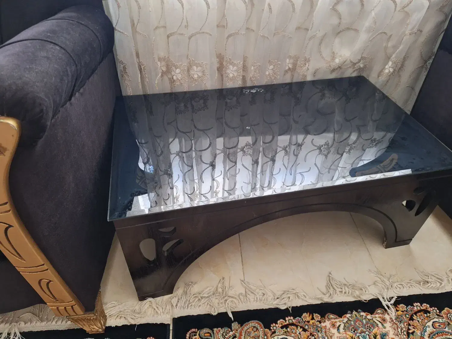 مبل هفت نفره و میز و عسلی|مبلمان خانگی و میز عسلی|مهاجران, |دیوار