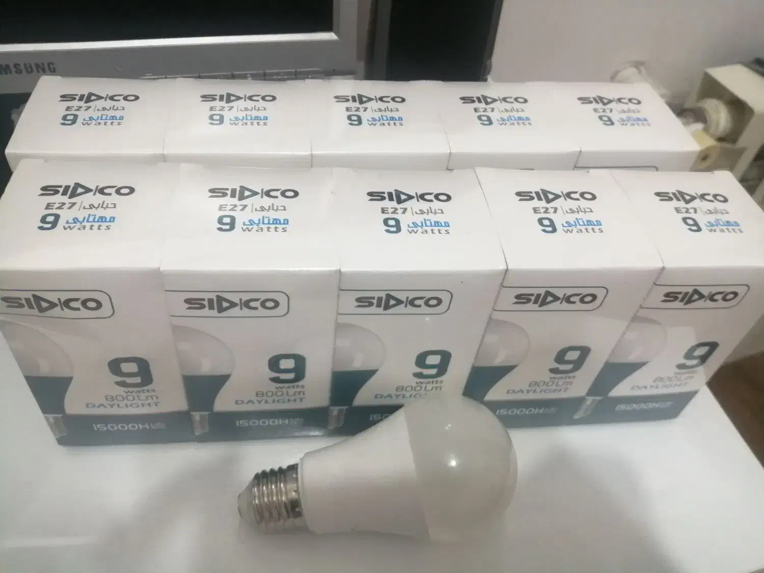 لامپ 9وات|لامپ و چراغ|رشت, دروازه لاکان|دیوار