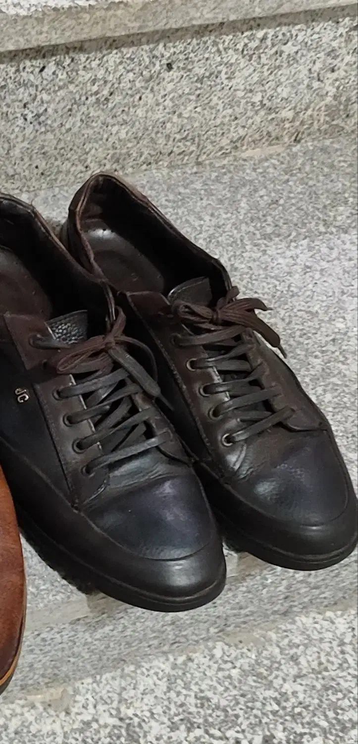 کفش چرم طبیعی مردانه|کیف، کفش، کمربند|بیرجند, |دیوار