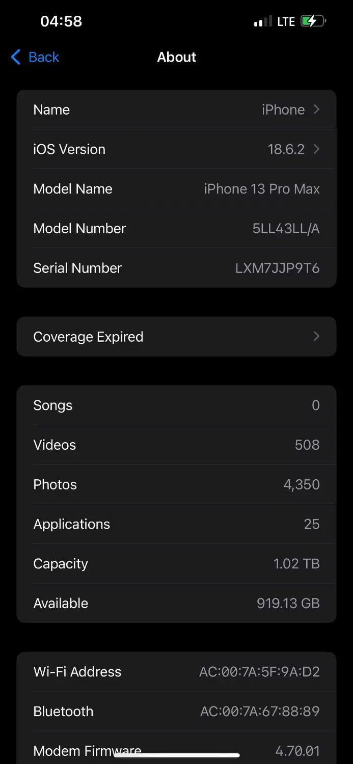 iphone 13 Pro Max یک ترا در حد نو|موبایل|رشت, دیلمان|دیوار