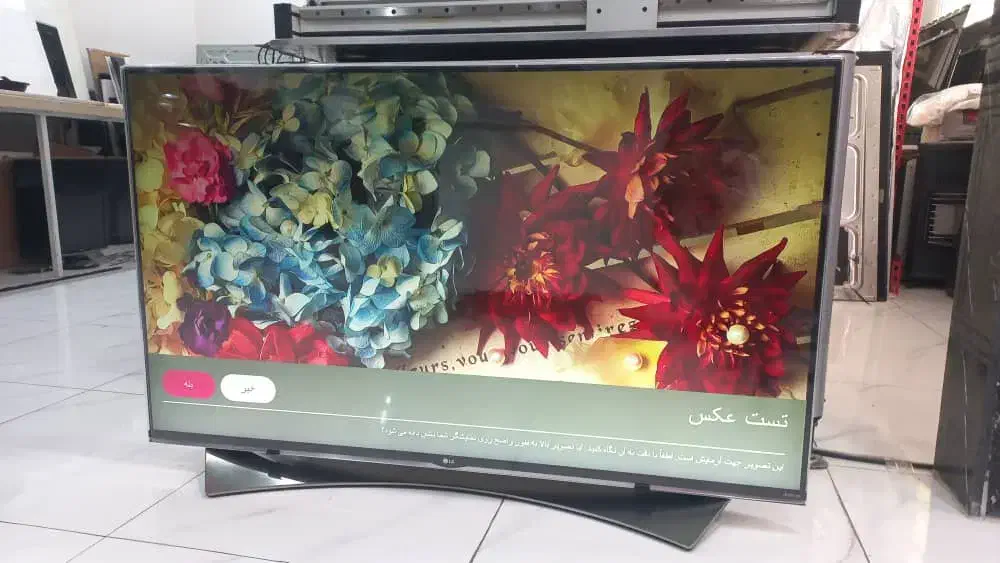 تلویزیون 55 اینچ ال جی|تلویزیون و پروژکتور|ری, علایین|دیوار