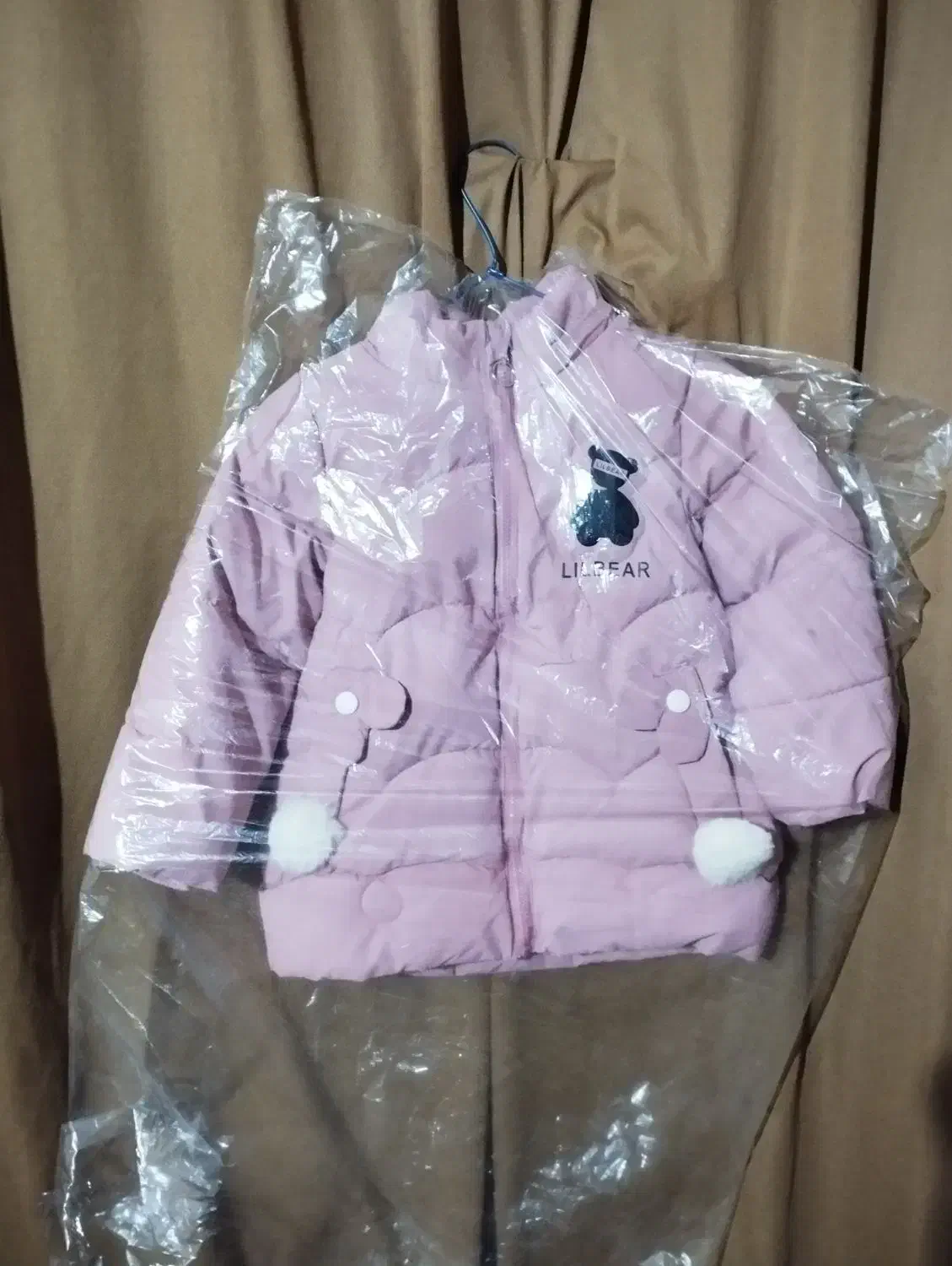 کاپشن دخترانه نو نو رنگ صورتی جذاب و بسیار گرم|کفش و لباس بچه|کرمانشاه, |دیوار