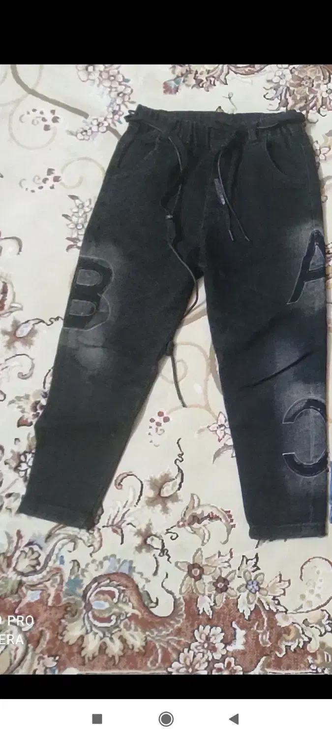 شلوار لی مشکی|کفش و لباس بچه|آزادشهر, |دیوار