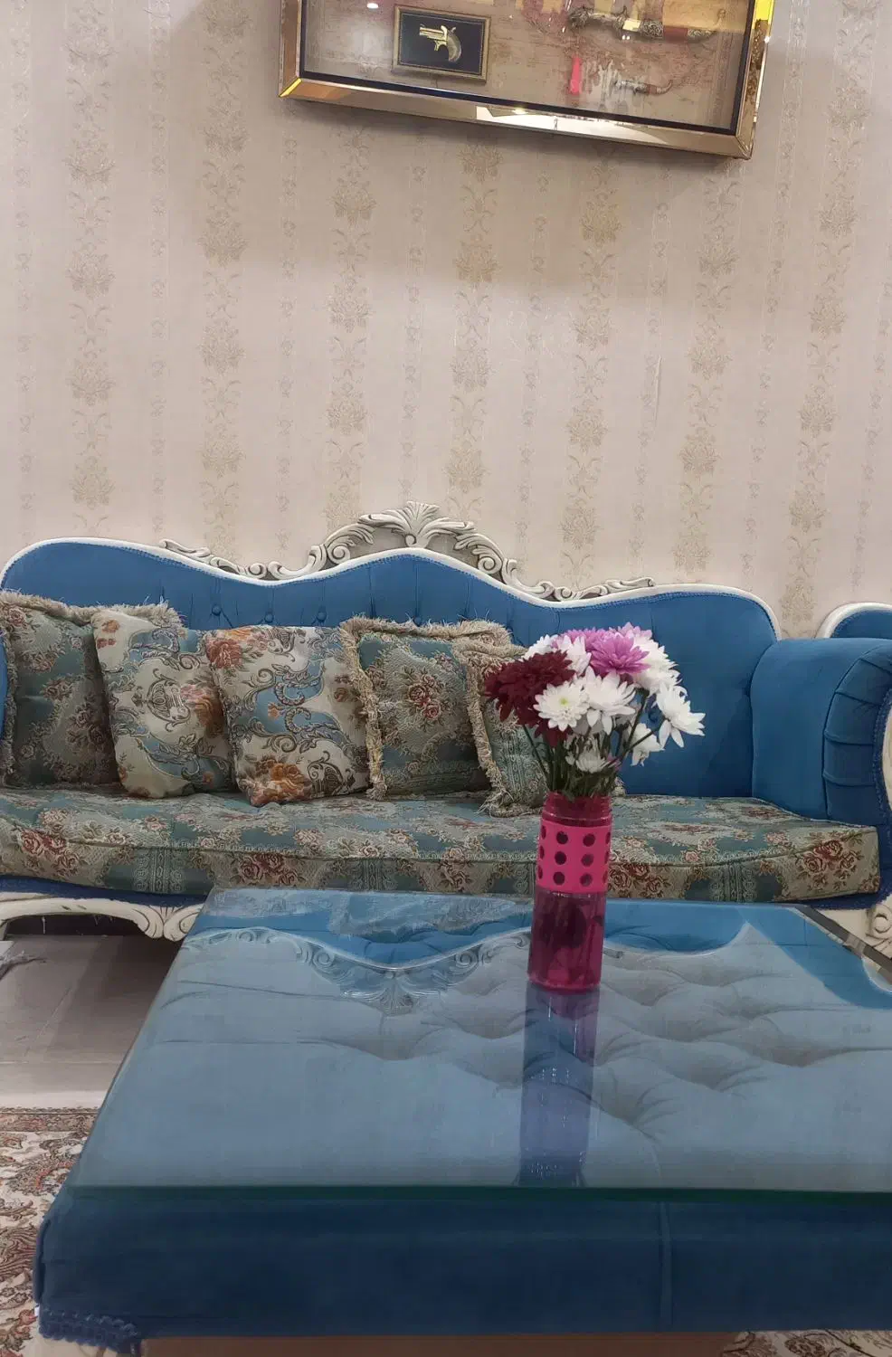 مبل ۷نفره|مبلمان خانگی و میز عسلی|پاکدشت, پاکدشت (مامازند)|دیوار