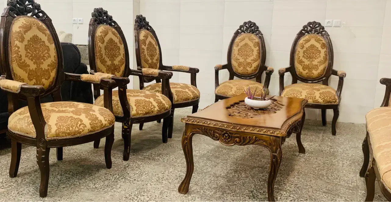 مبل استوک|مبلمان خانگی و میز عسلی|لنجان, |دیوار