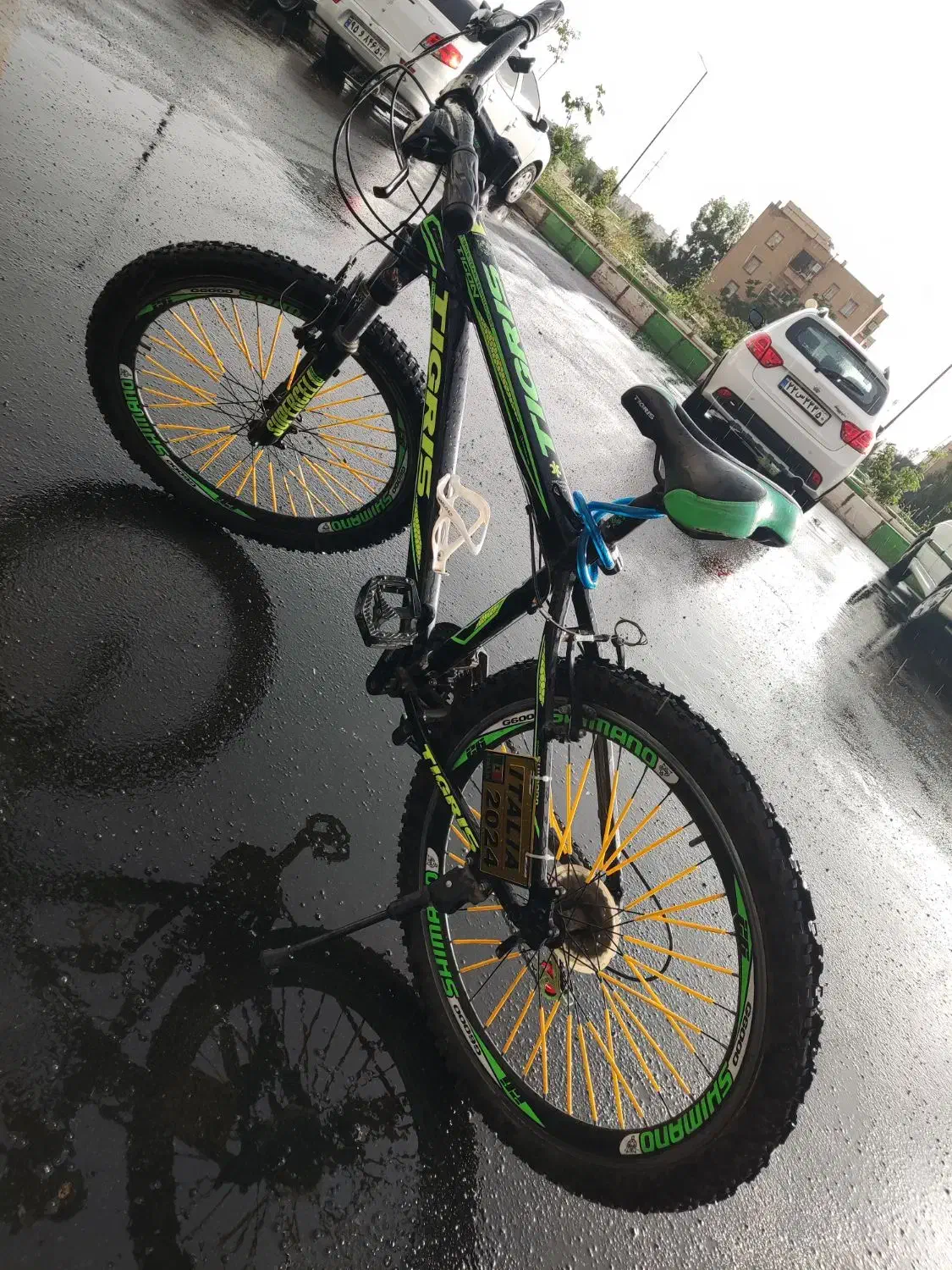 دوچرخه تایگریس سایز ۲۶ سبز|دوچرخه، اسکیت، اسکوتر|تهران, شهرک امیرالمومنین|دیوار