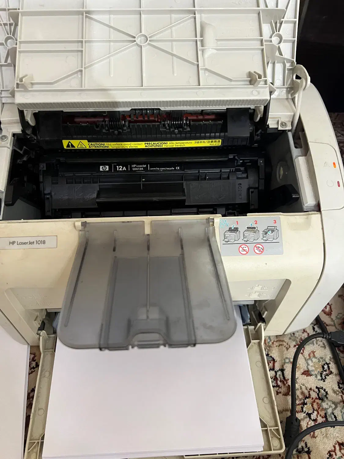پرینتر hp1018|پرینتر، اسکنر، کپی، فکس|چابهار, |دیوار