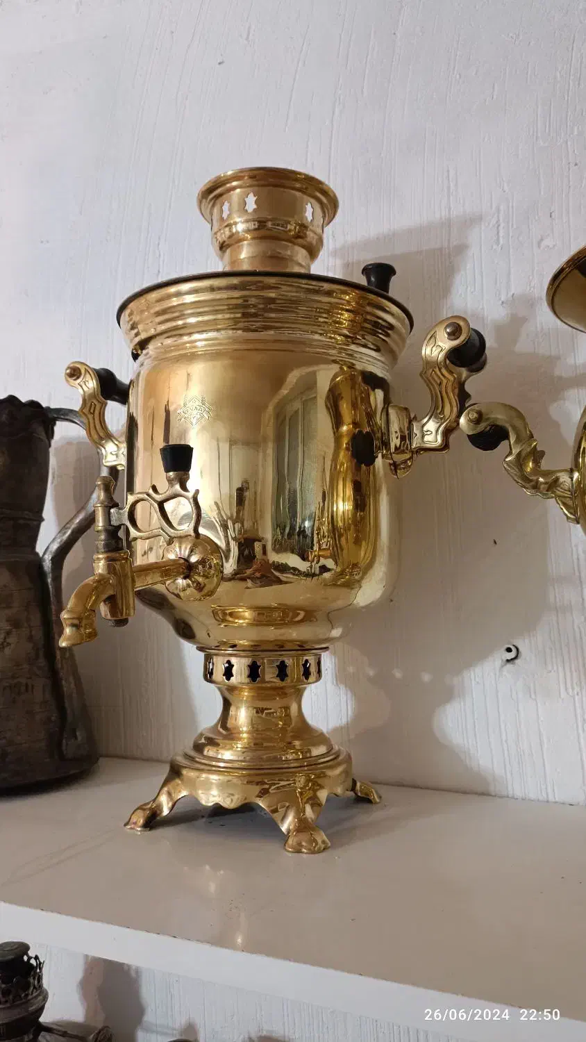 سماور تولا روسی|کلکسیون اشیاء عتیقه|آذرشهر, |دیوار