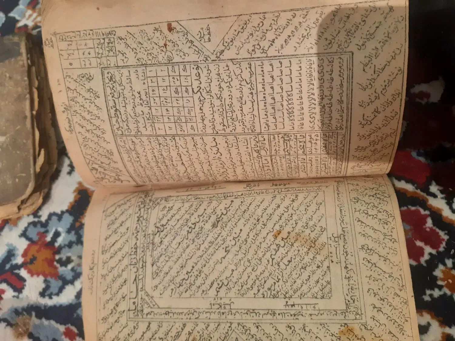 کتاب دعا وگردنی کهنه سنگی|کتاب و مجله مذهبی|فیروزآباد, |دیوار