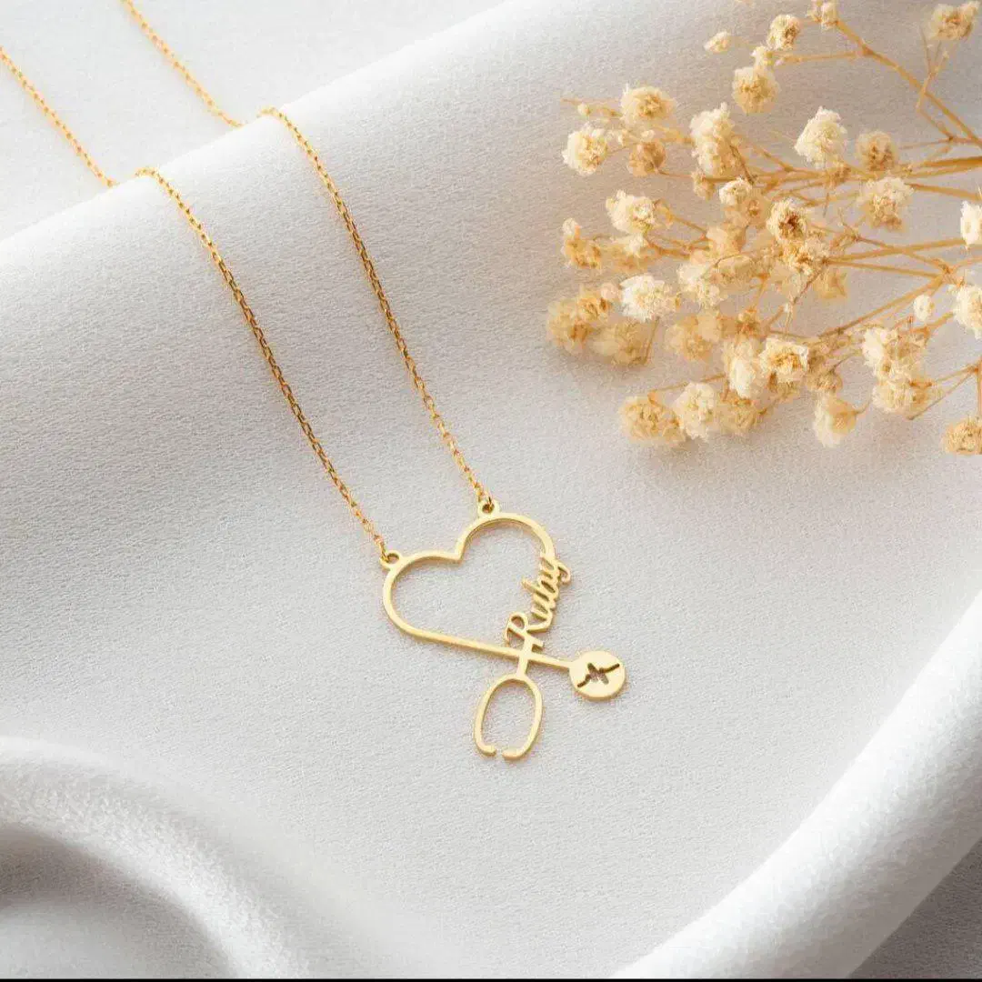 طلا کادویی گردنی و پلاک اسم(دکترطلا)|جواهرات|بروجرد, |دیوار