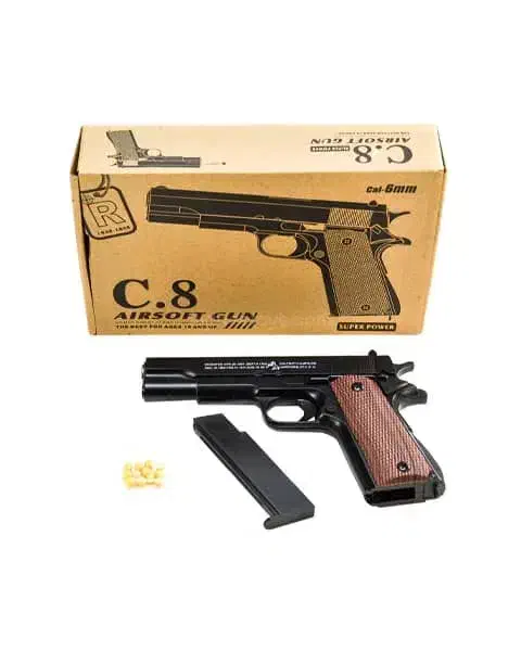 کلت فلزی اسباب بازی مدل C8|اسباب‌‌بازی|آبادان, |دیوار