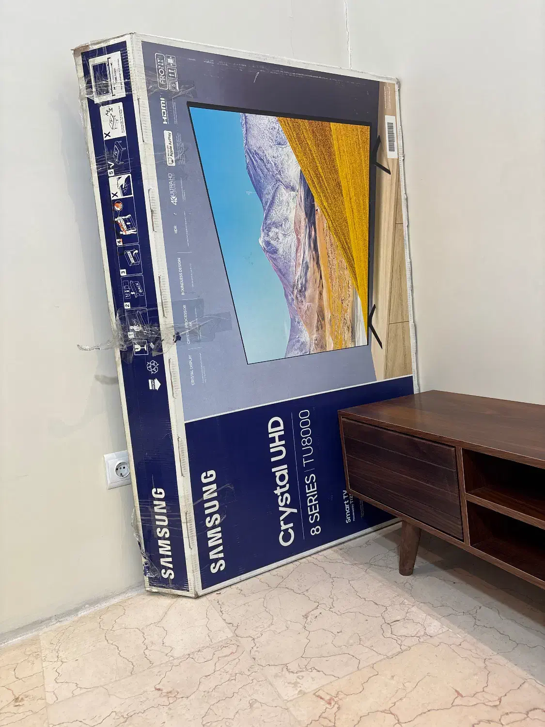 کارتن سالم سامسونگ uhd 55|تلویزیون و پروژکتور|تهران, شیوا|دیوار