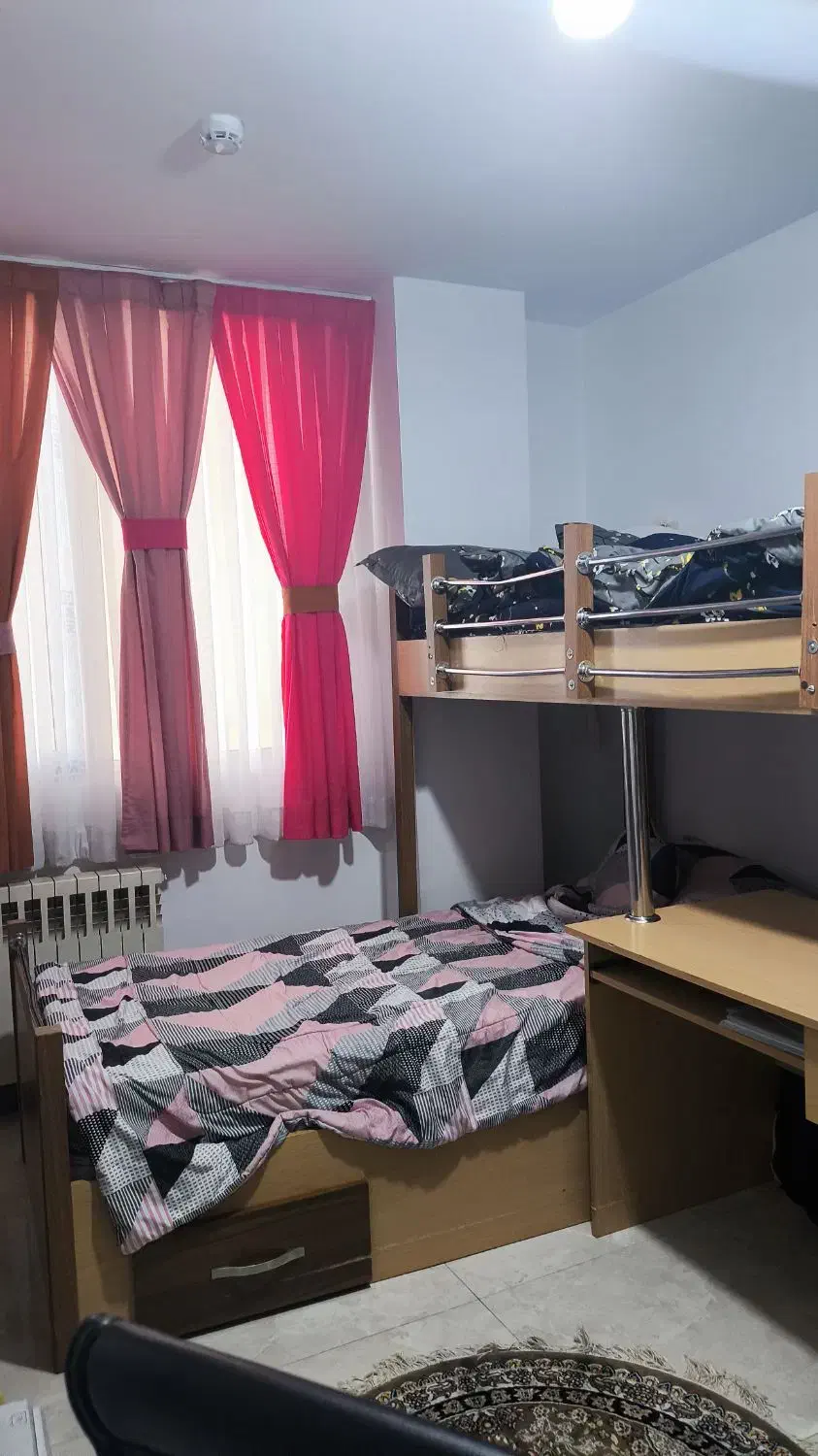 تخت دو طبقه مدرن|تخت و سرویس خواب|ری, علایین|دیوار