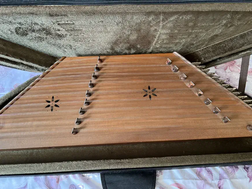 سنتور دو مهر حمید موسوی|سازهای سنتی|شاهرود, |دیوار