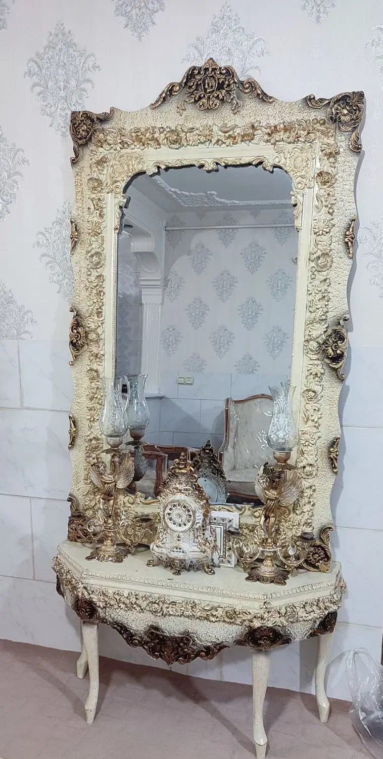 آیینه و شمعدان|آینه|الوند, |دیوار