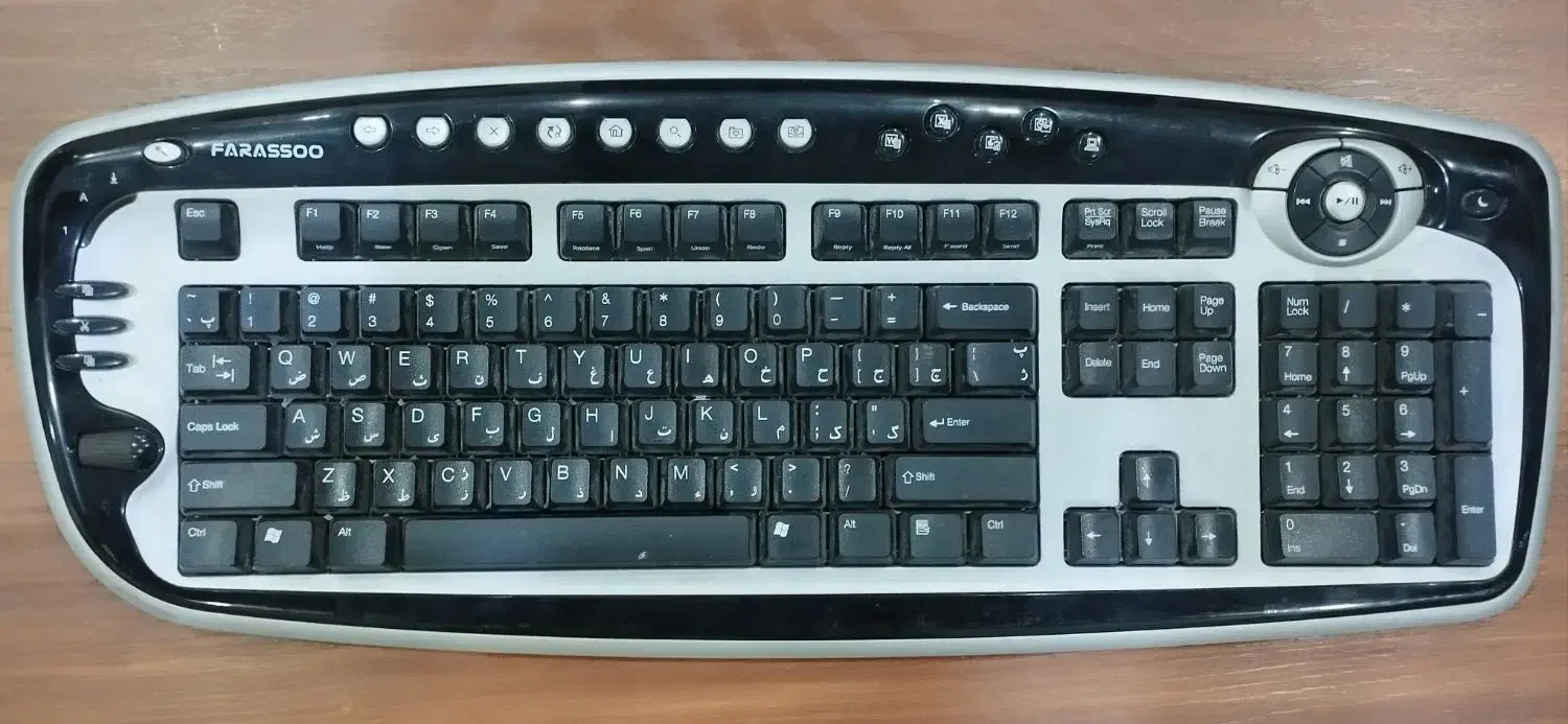 کیبورد FARASSOO FCR-8200|قطعات و لوازم جانبی رایانه|کتالم و سادات شهر, |دیوار