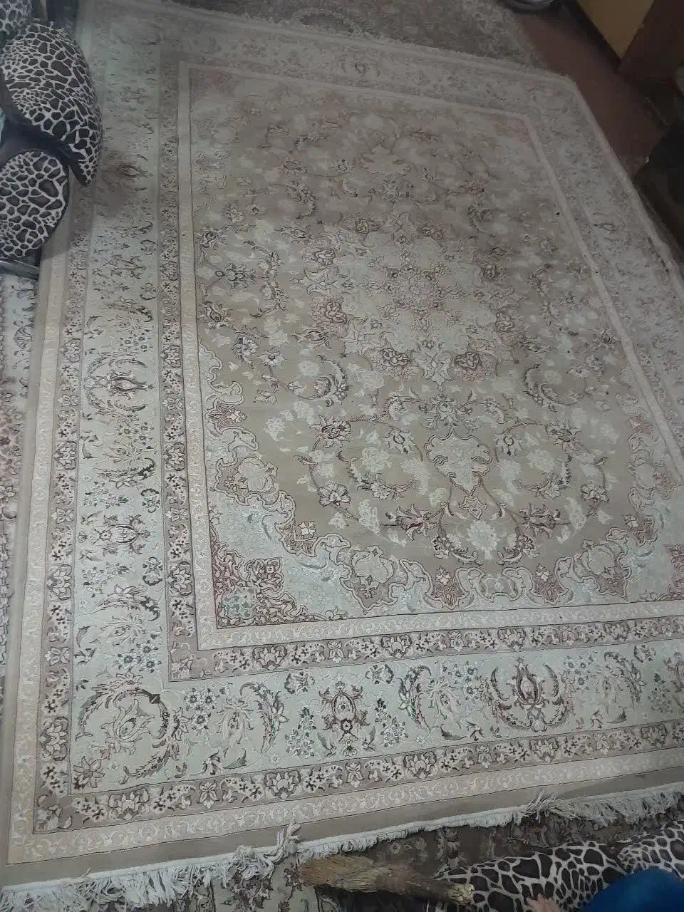 دو تخته فرش ۱۲ متری تمیز|فرش|لنجان, |دیوار