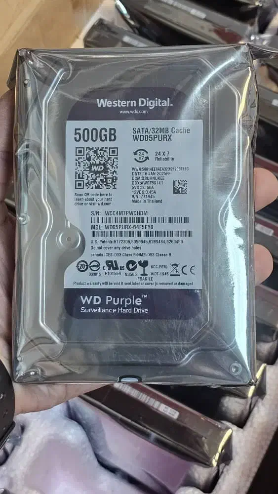 هارد۵۰۰ وسترن بنفش یک سال گارانتی|قطعات و لوازم جانبی رایانه|ارومیه, |دیوار