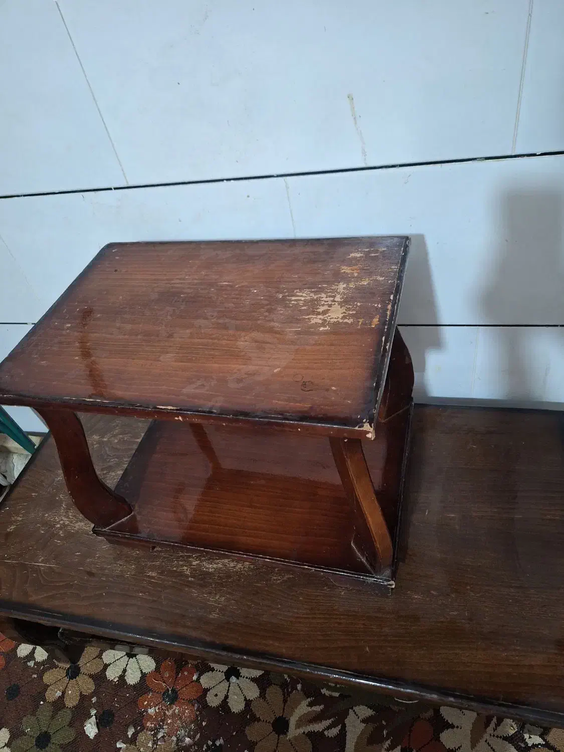 میز عسلی بزرگ و کوچک تمام چوب|مبلمان خانگی و میز عسلی|مبارکه, |دیوار