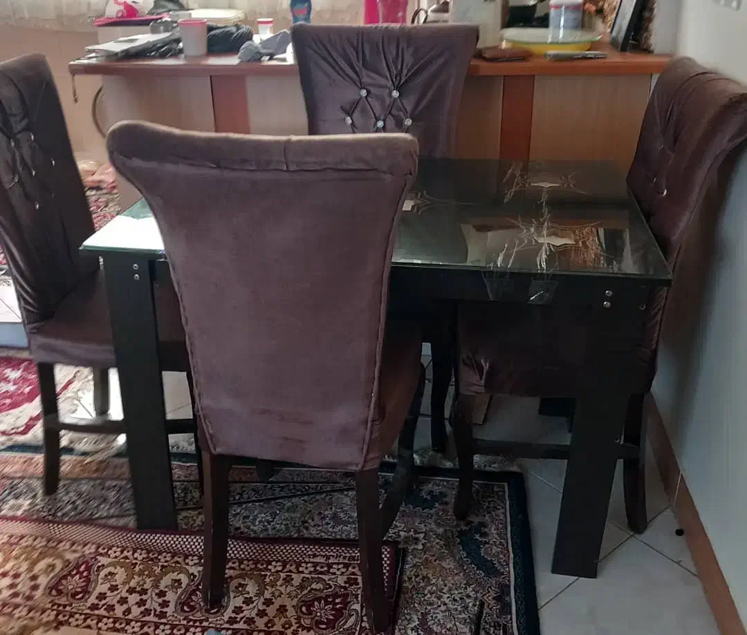 میز ناهارخوری ۴ نفره|میز و صندلی غذاخوری|قرچک, باقرآباد|دیوار