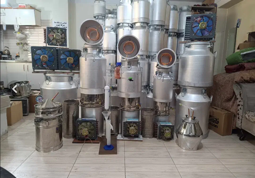 ابعاد ۱۳۵لیتری گلابگیر همراه پانچ داخل عرقگیر|ظروف پختوپز|مشهد, توس (بلوار توس)|دیوار