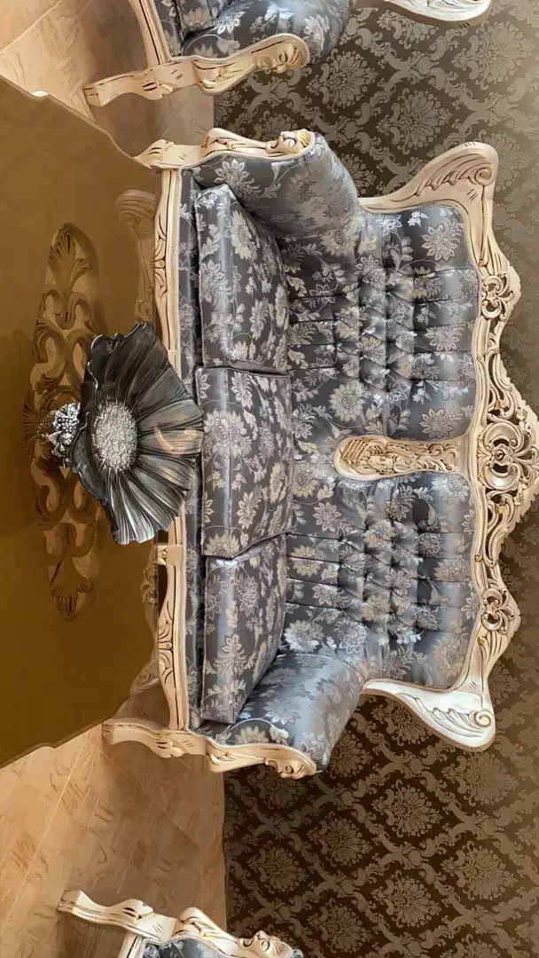 سرویس ۱۰ نفره مبل استیل و میز ناهار خوری|مبلمان خانگی و میز عسلی|تربت‌حیدریه, قائم|دیوار