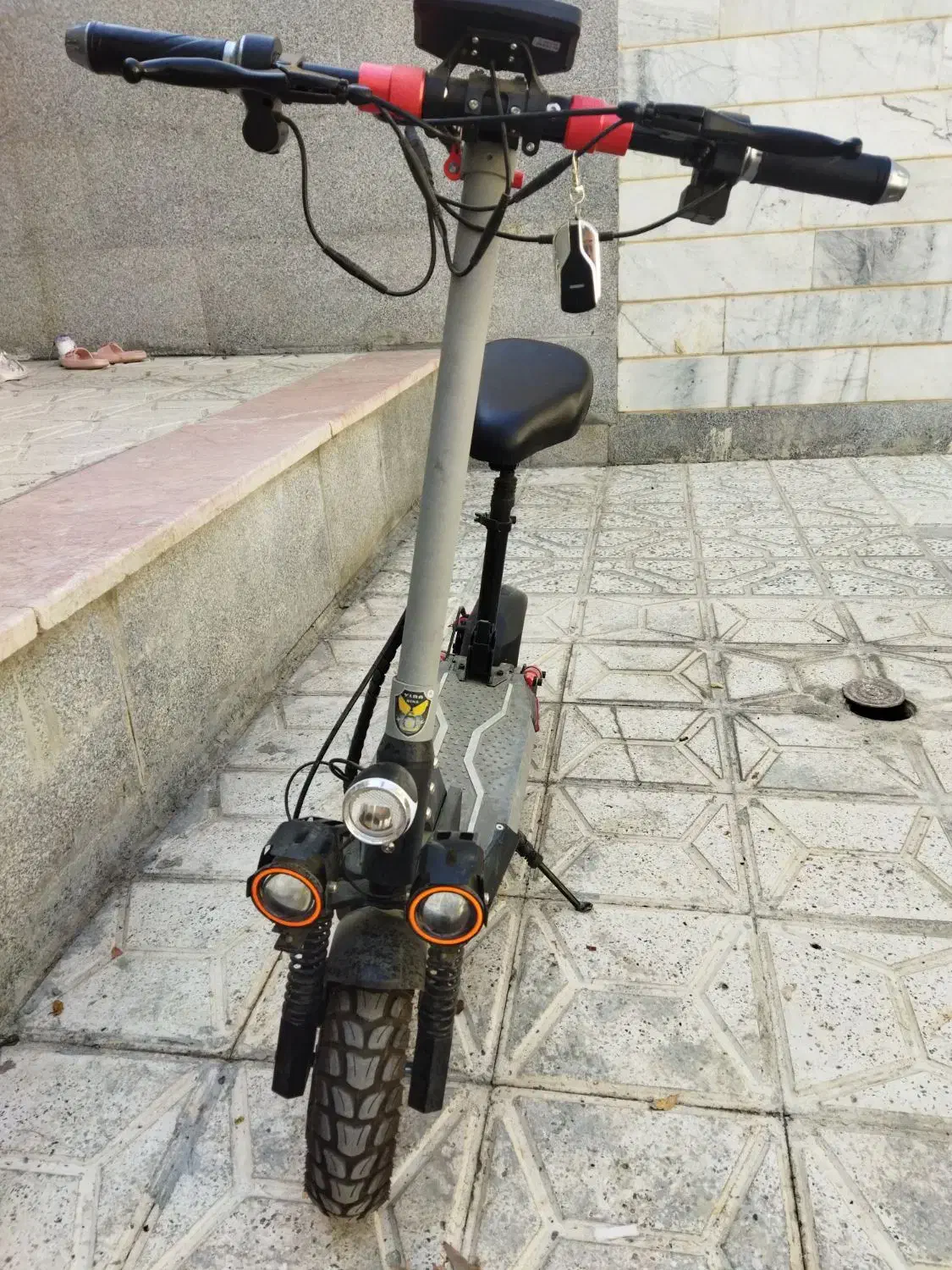 اسکوتر برقی سایز بزرگ نوی نو|دوچرخه، اسکیت، اسکوتر|گلبهار, شهر جدید گلبهار|دیوار