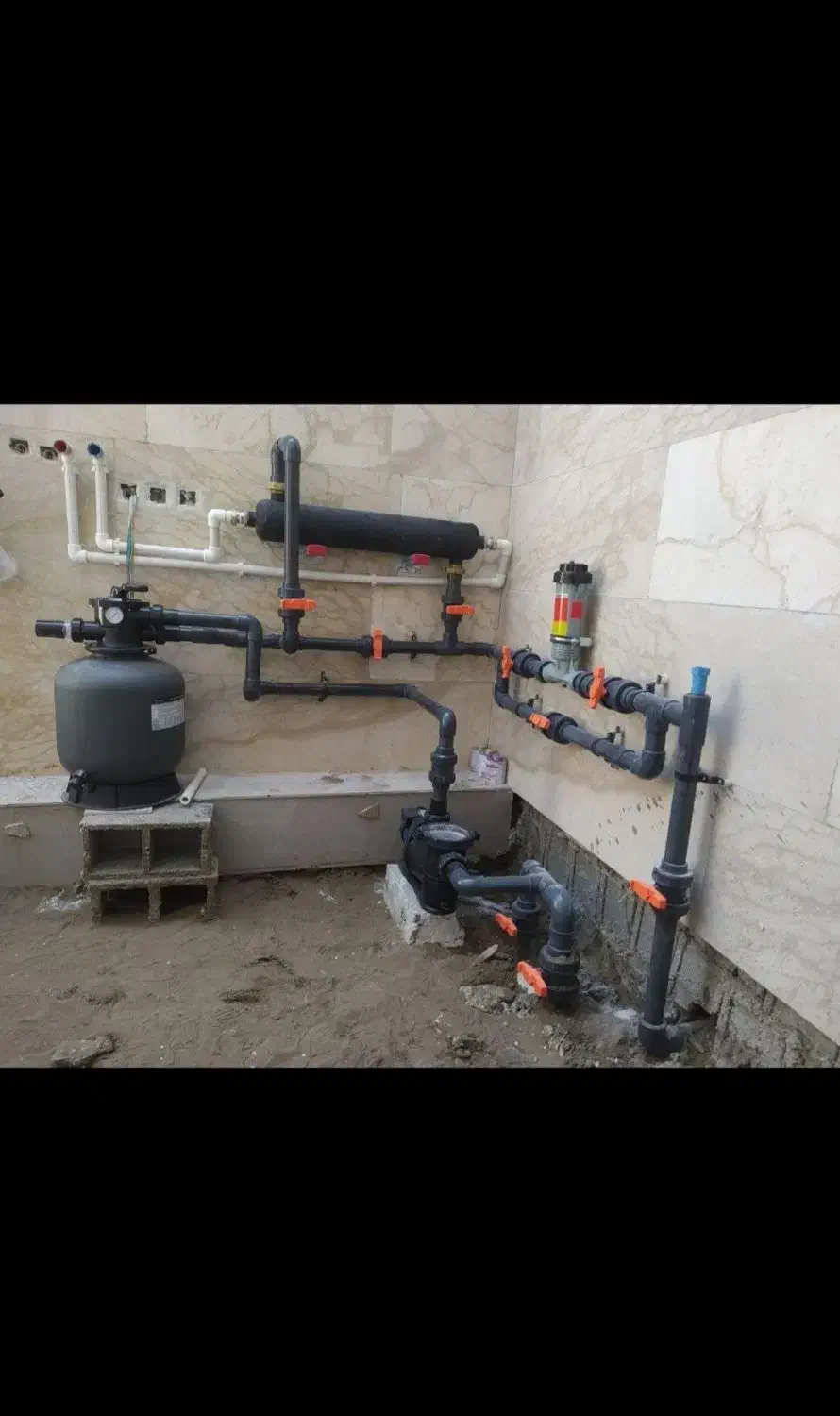 تاسیسات ساختمان نصب  پمپ موتورخانه استخر|خدمات پیشه و مهارت|رامسر, |دیوار