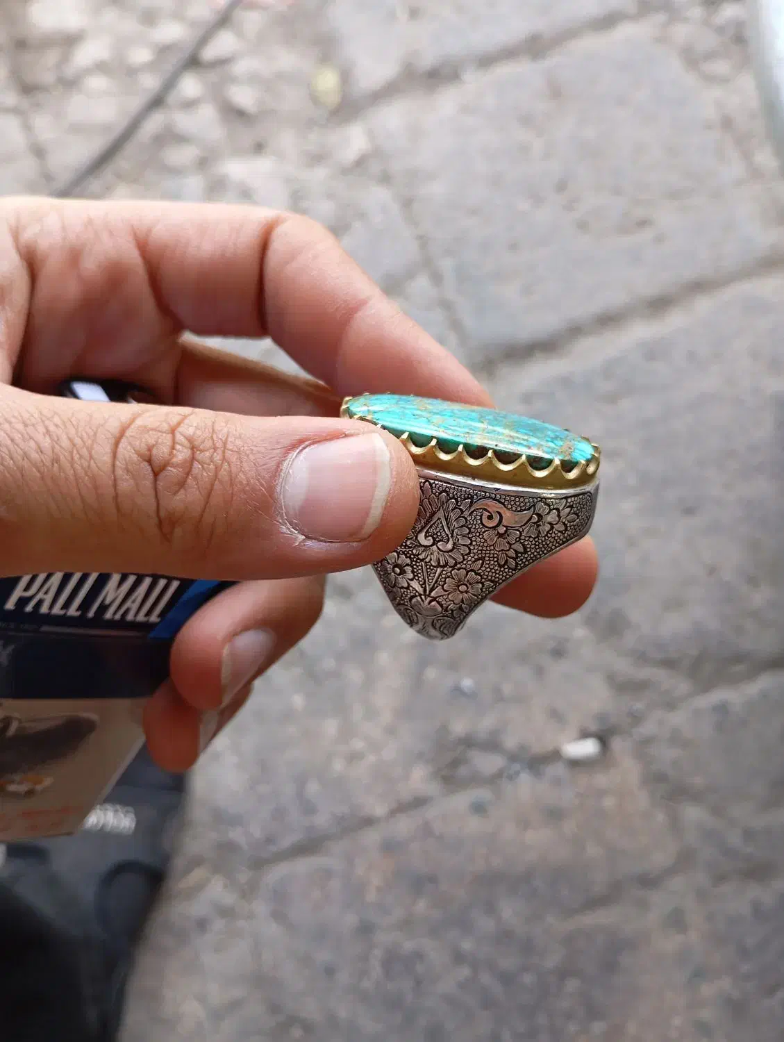 انگشتر فیروزه نیشابور کلکسیونی|جواهرات|اسلام‌شهر, شهرک واوان|دیوار