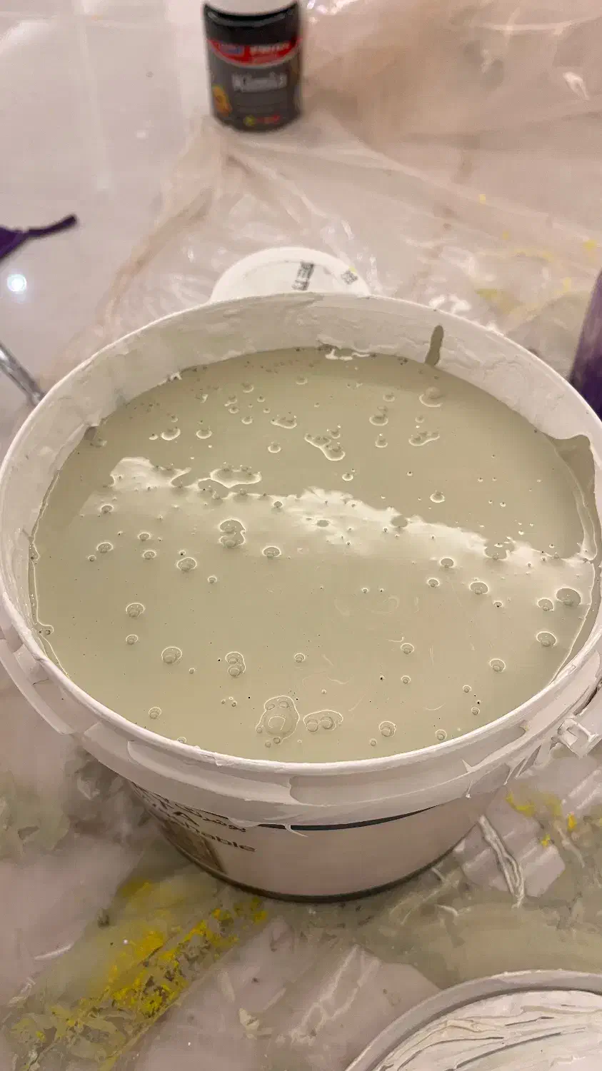 رنگ دیوار سبز ماچا|مصالح و تجهیزات ساختمان|آذرشهر, |دیوار