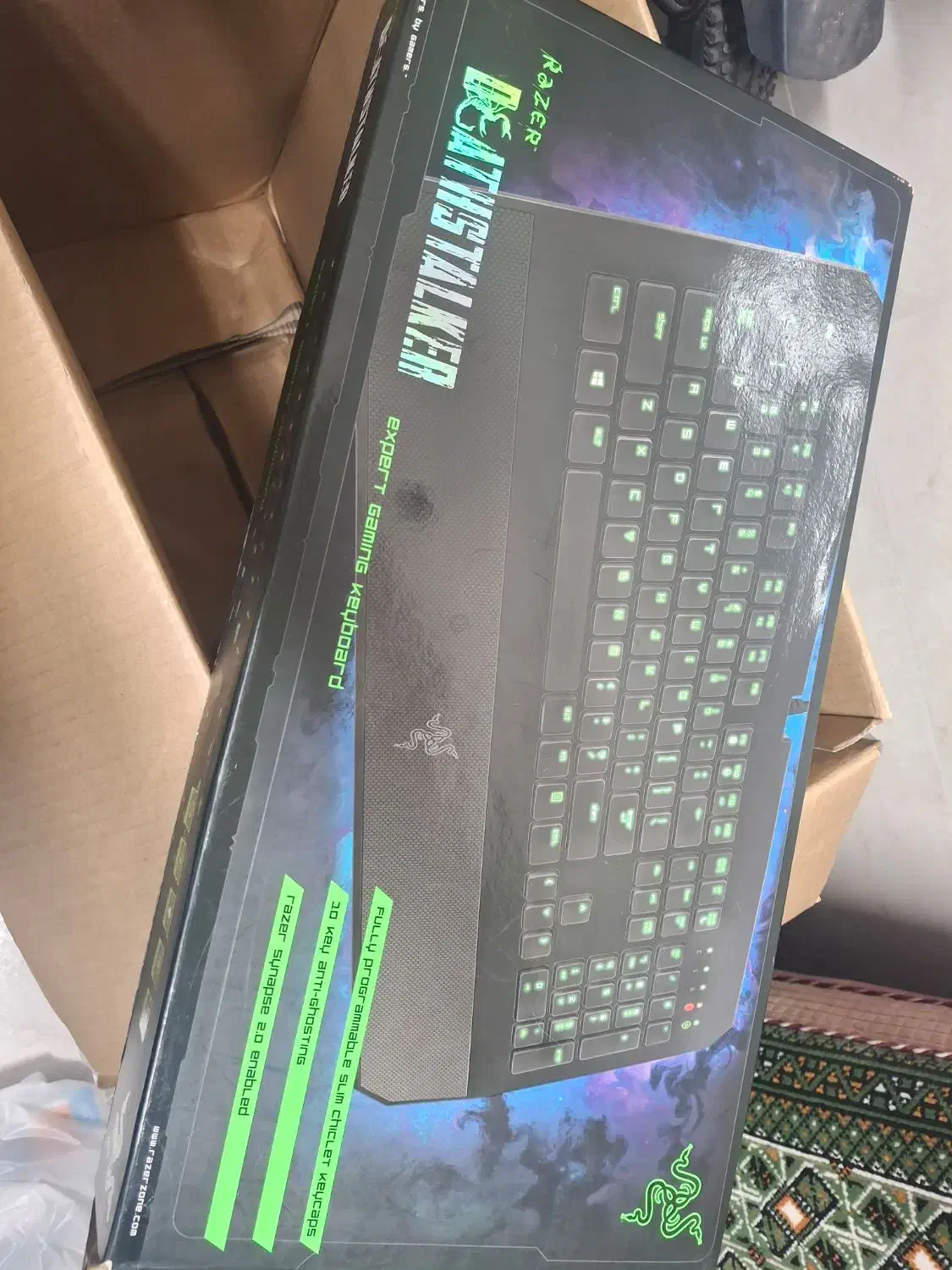 کیبرد گیمینگ ریزر اصل|قطعات و لوازم جانبی رایانه|رشت, باهنر|دیوار