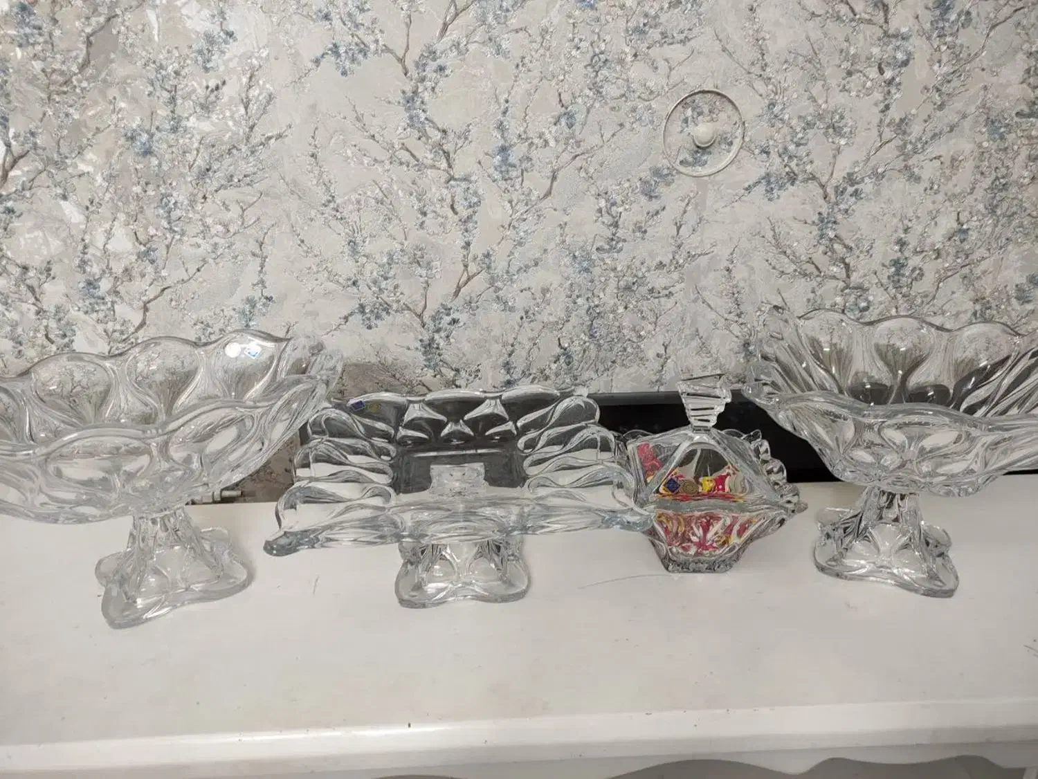 سرویس کریستال پذیرایی چک بوهمیا اوشن|ظروف سرو و پذیرایی|تهران, آبشار|دیوار