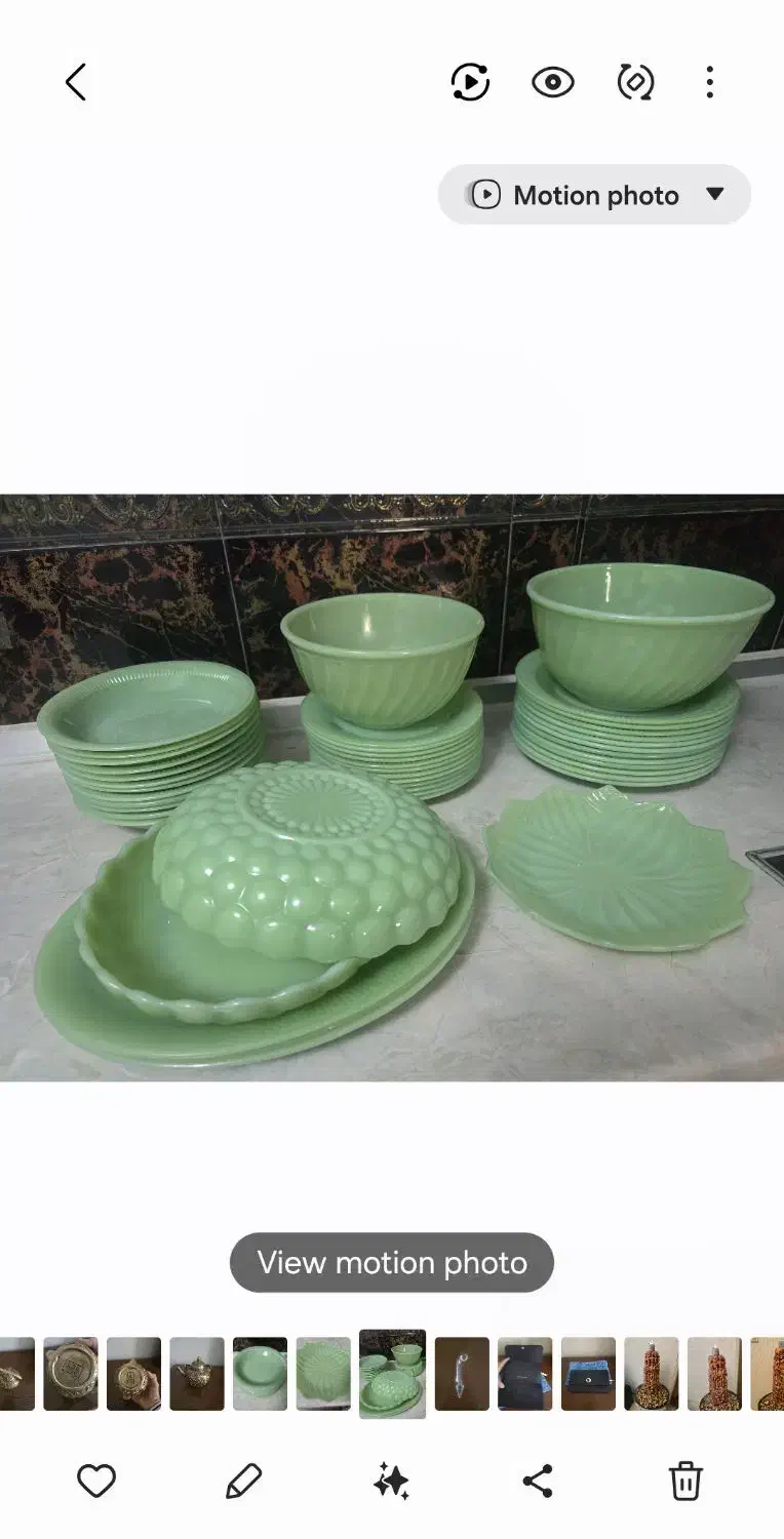 فروش ظروف بارفتن امریکایی در حد نو|کلکسیون اشیاء عتیقه|تهران, دروس|دیوار