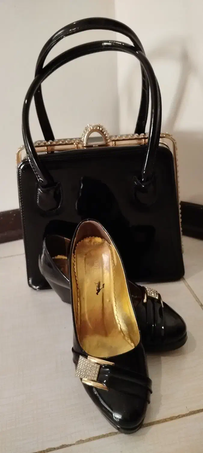 کیف و کفش ست  مجلسی|کیف، کفش، کمربند|بیرجند, |دیوار