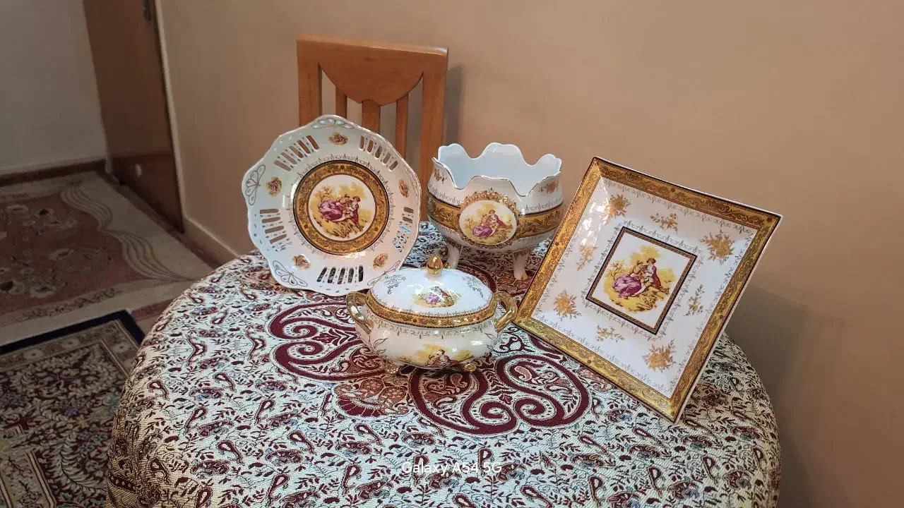 سرویس لنونژ طرح کنتس|ظروف سرو و پذیرایی|تهران, صد دستگاه|دیوار