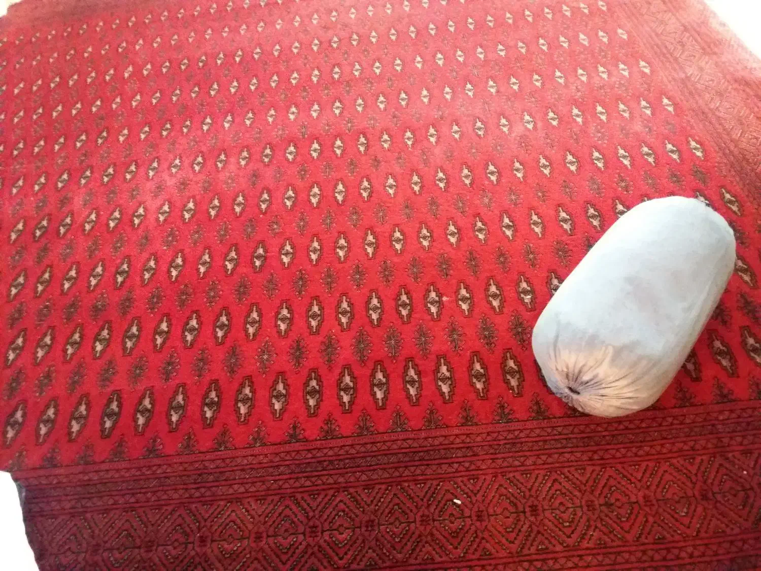 قالی دست بافت ترکمنی ۱۲ متری|فرش|گرگان, |دیوار