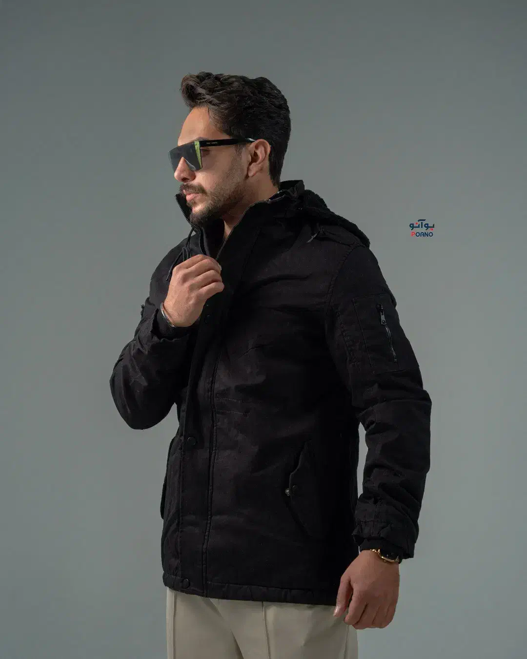 کاپشن مردانه کتان وارداتی کلاهدار تمام داخل خز|لباس|اصفهان, شاهزید|دیوار