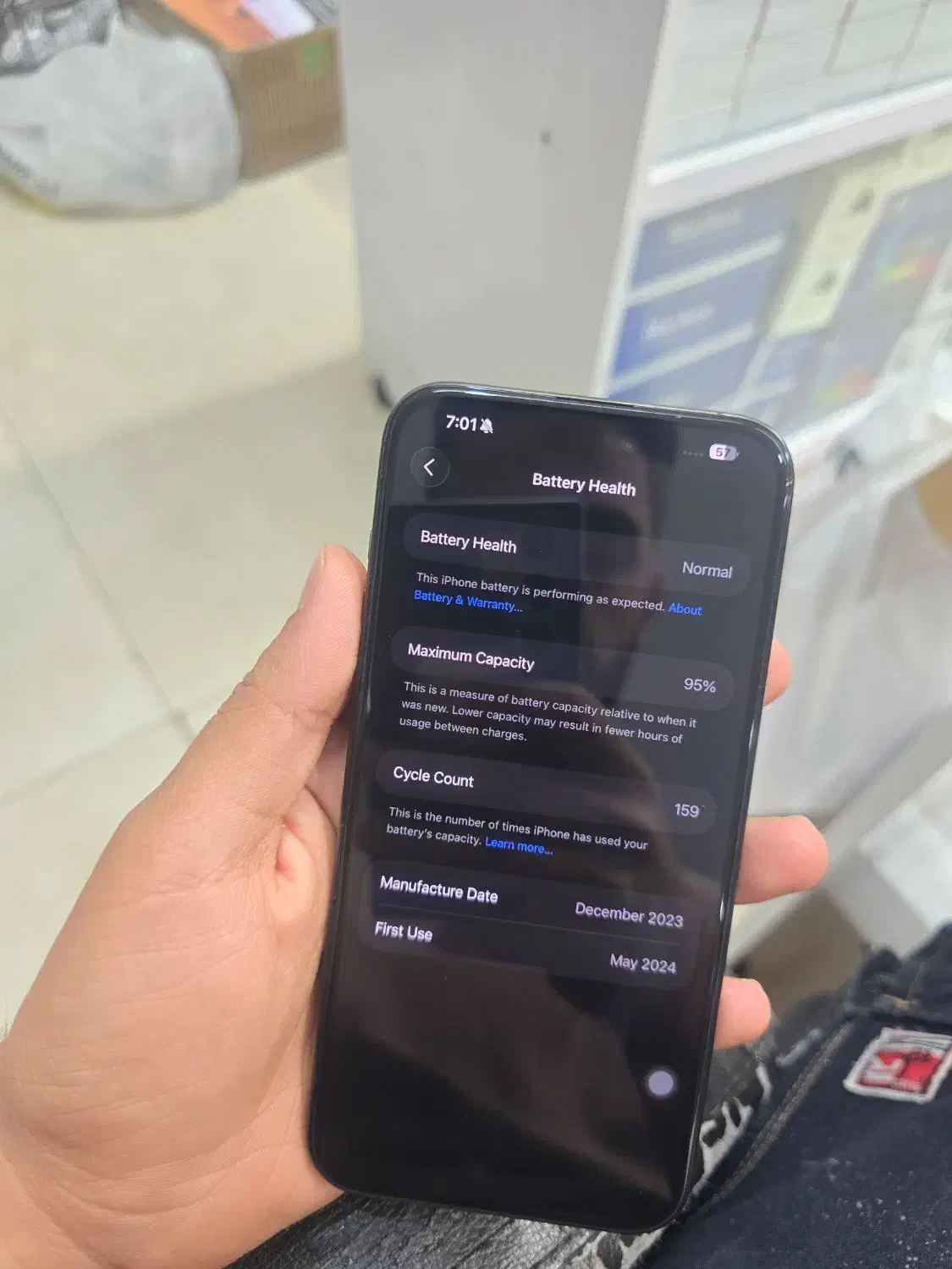 ایفون 15پرومکس 256 مشکی|موبایل|اصفهان, طامه|دیوار