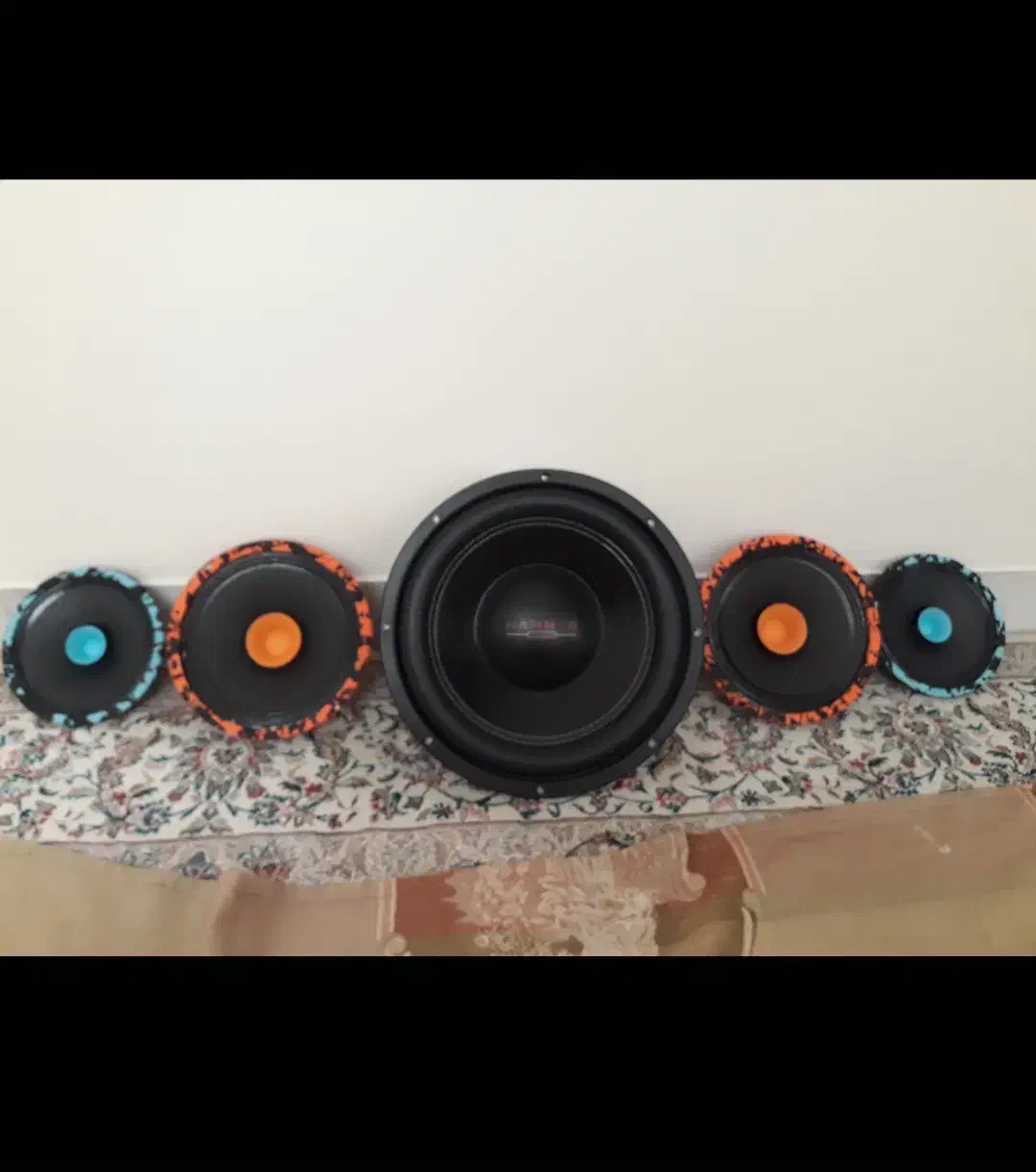 سیستم صوتی ساب دهنه ۱۲ ۲ جفت میدرنج|صوتی و تصویری|تهران, شیوا|دیوار