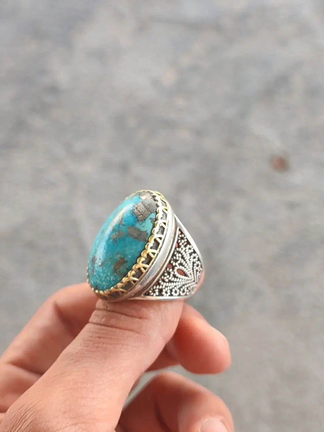 انگشتر فیروزه|جواهرات|ایلام, |دیوار