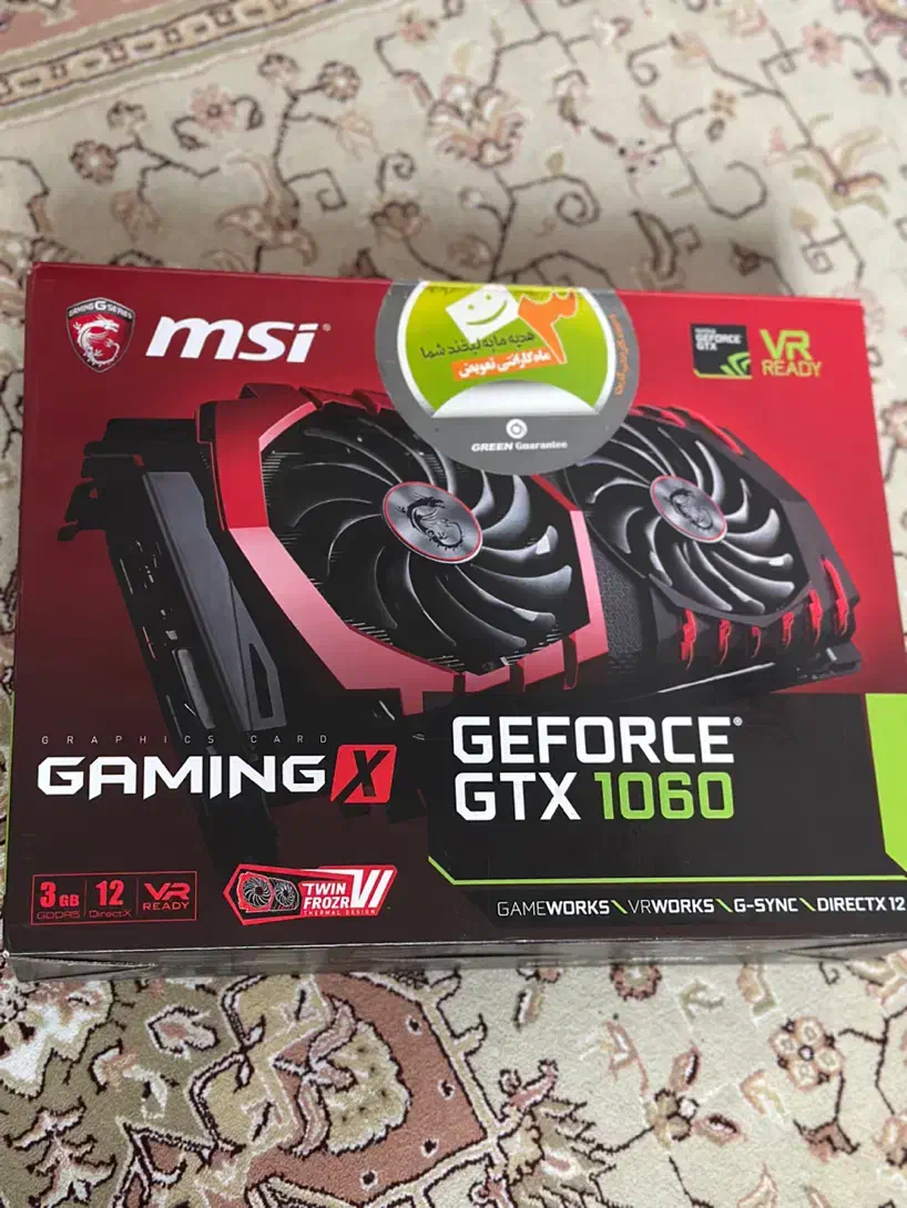 کارت گرافیک msi 1060 3gb|قطعات و لوازم جانبی رایانه|اهر, |دیوار