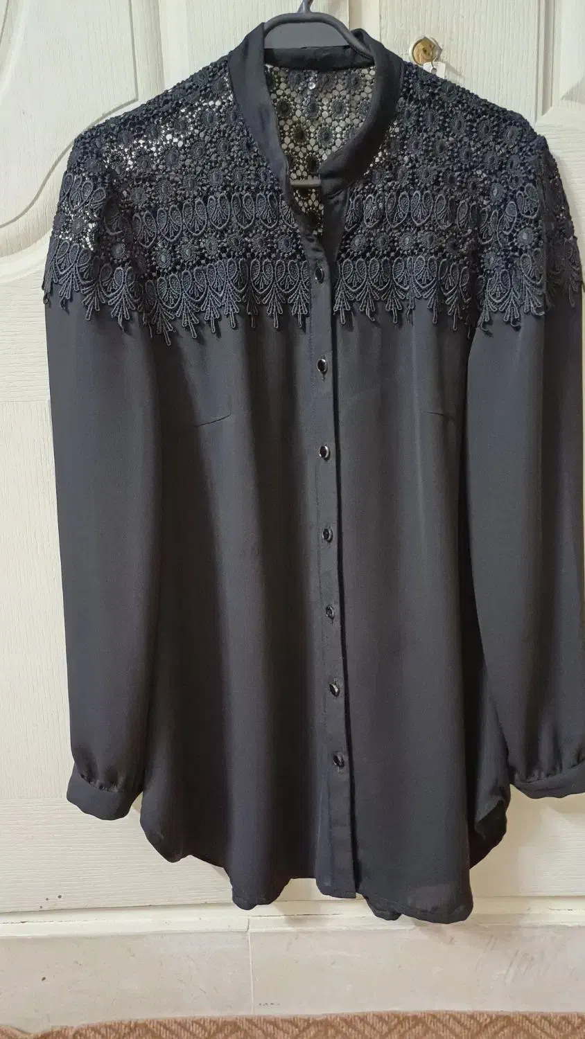 شومیز مشکی مانتو عربی و شال|لباس|قم, باغ کرباسی|دیوار