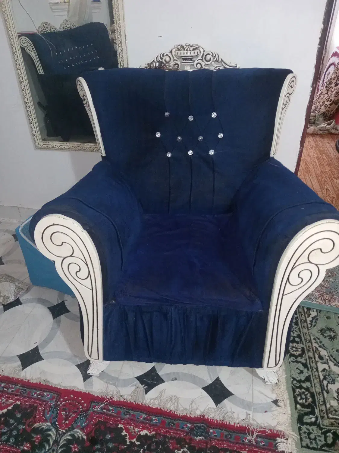 فروش مبل۷نفره درشاندرمن|مبلمان خانگی و میز عسلی|ماسال, |دیوار