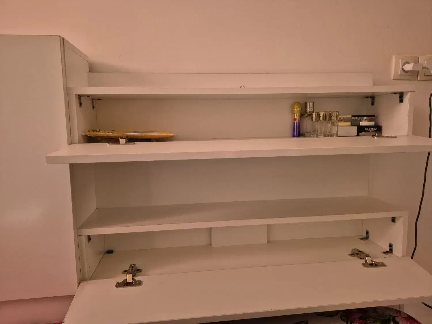 تخت خواب دو نفره تمام ام دی اف|تخت و سرویس خواب|مبارکه, |دیوار