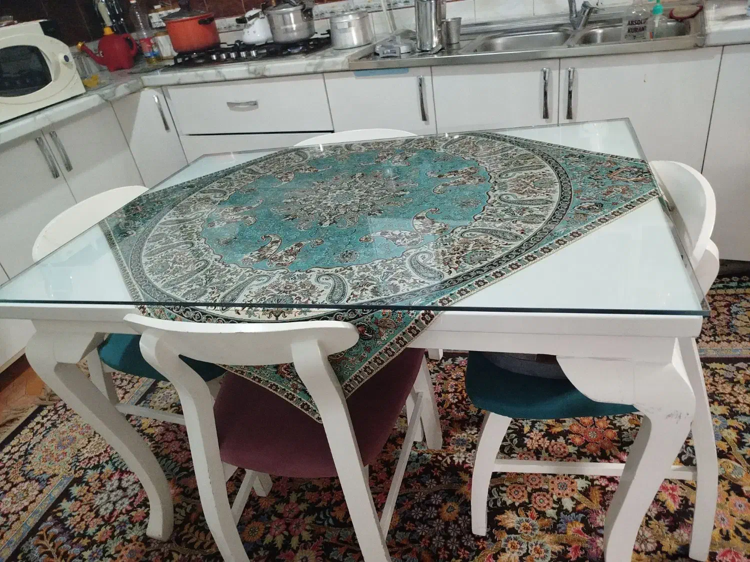 میز ناهار خوری در حد نو|میز و صندلی غذاخوری|شیراز, صنایع الکترونیک|دیوار