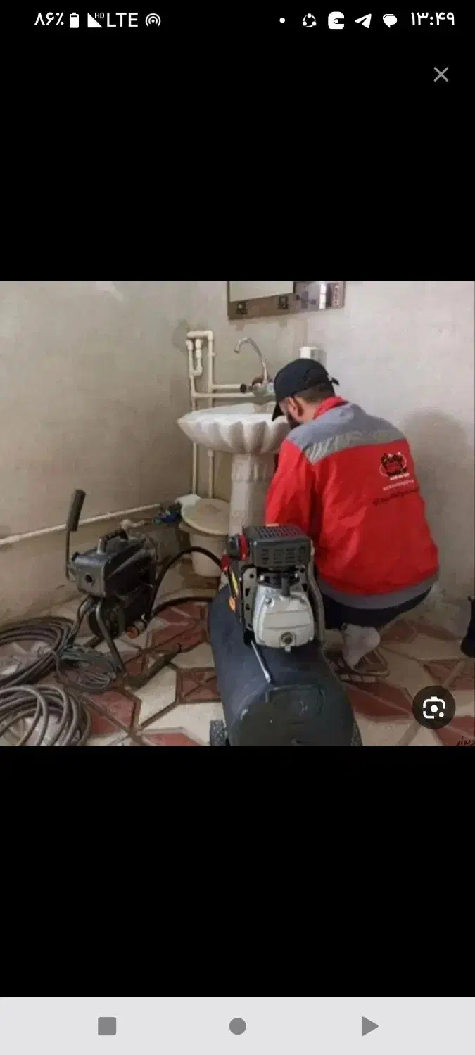 لوله بازکنی رضا صوفی با دستگاه بافنر زاهدان|خدمات پیشه و مهارت|زاهدان, |دیوار