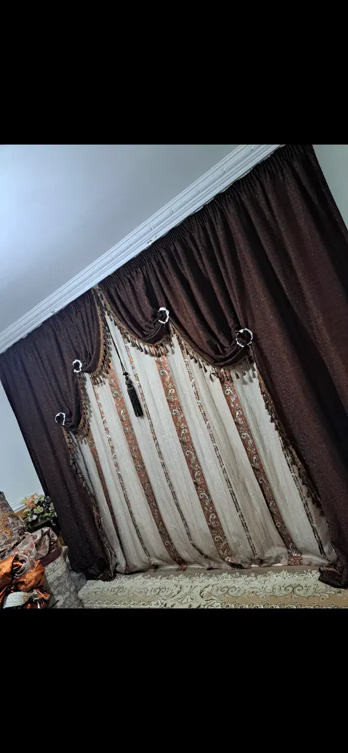 پرده های ارزان شیک فقط2تمن تا۳تمن مناسب همه جیب|پرده، رانر، رومیزی|یاسوج, |دیوار