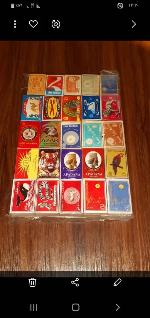 کبریت قدیمی|کلکسیون اشیاء عتیقه|آبادان, |دیوار